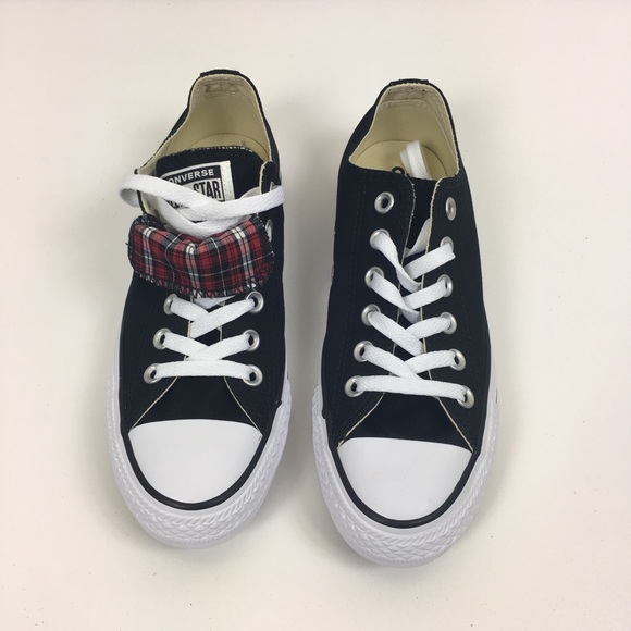 Converse CTAS Double Tongue Oxford Sneakers Plaid - Picture 3 of 4